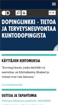 Mobile Screenshot of dopinglinkki.fi